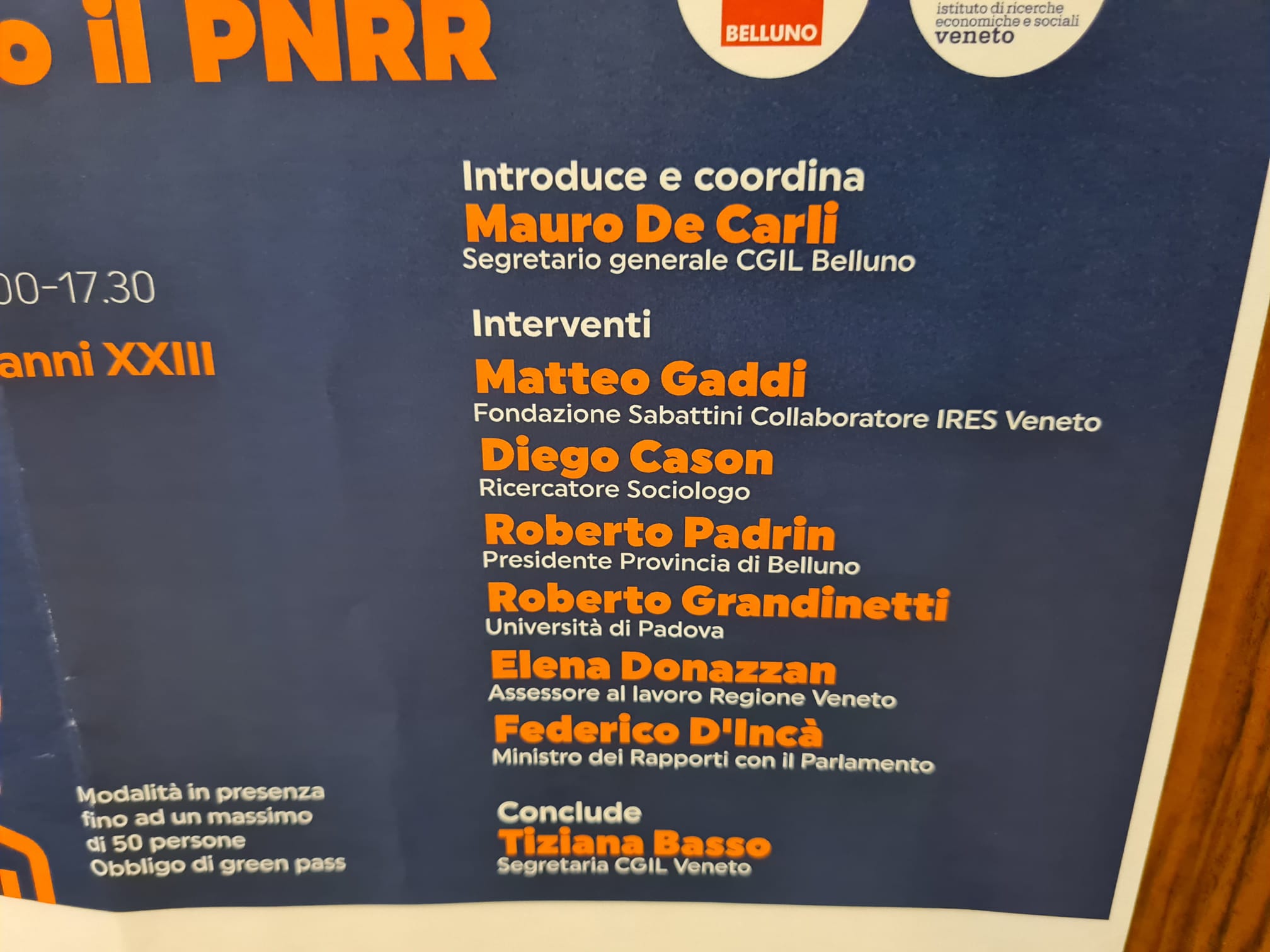 La visione per il bellunese secondo il PNRR
