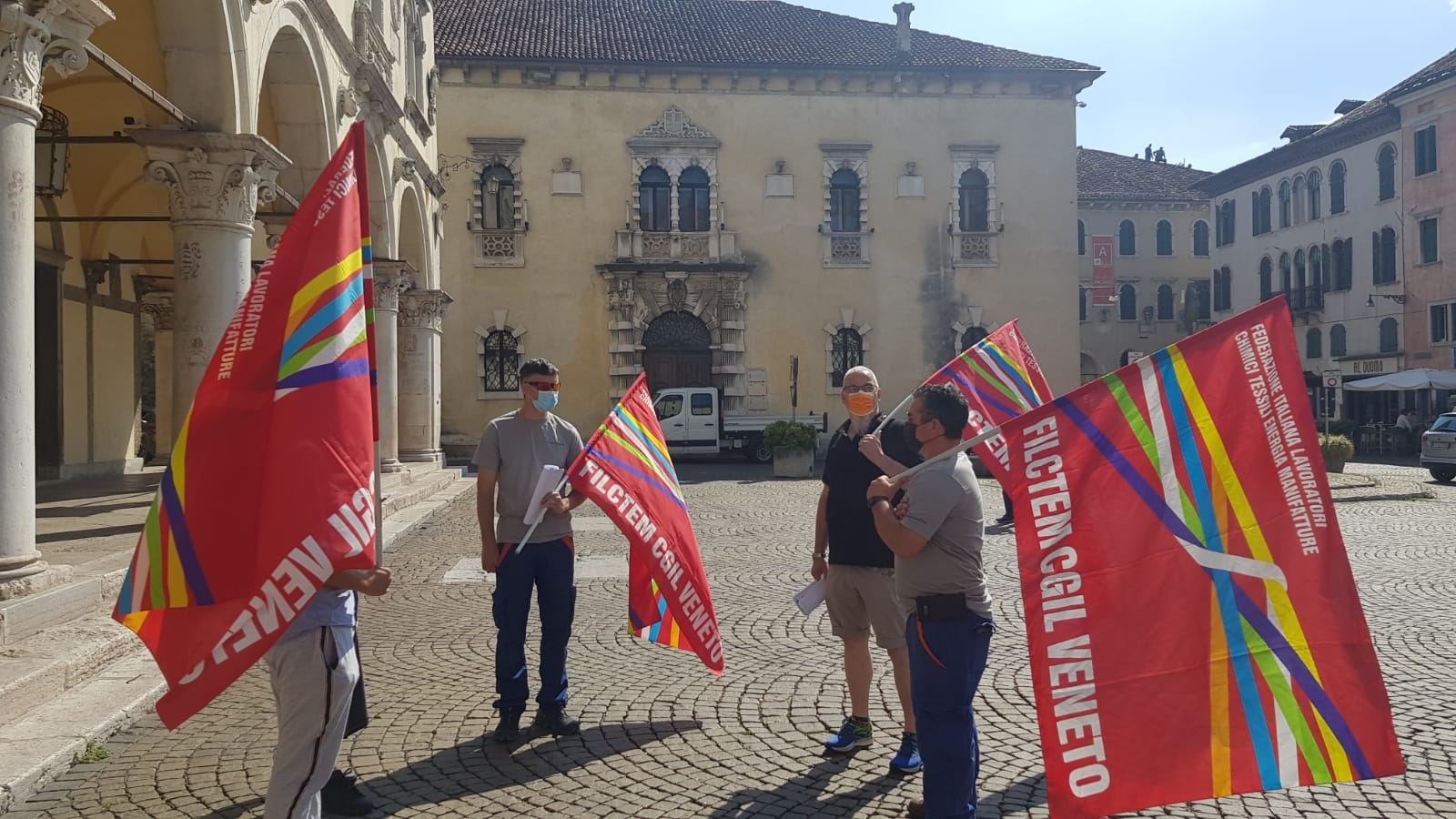 Manifestazione Sindacati Unitari 1 luglio 2021